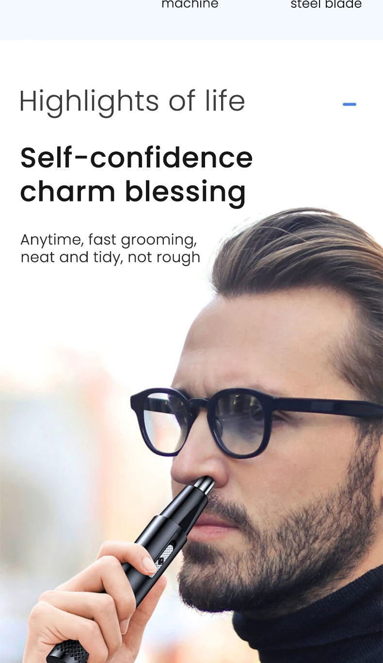 Rechargeable Electric Nose Hair Trimmer