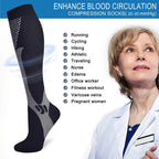 Compression Socks Running Socks Football Hiking Cycling Sports Socks Medical Blood Circulation Anti Fatigue Pregnancy Swelling