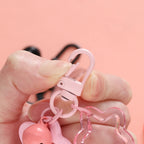Star Charm Bell Bead Keychain Pendant