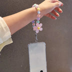 Colorful Macaron Bead Phone Lanyard