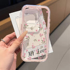 Transparent Flower Silicone iPhone Case