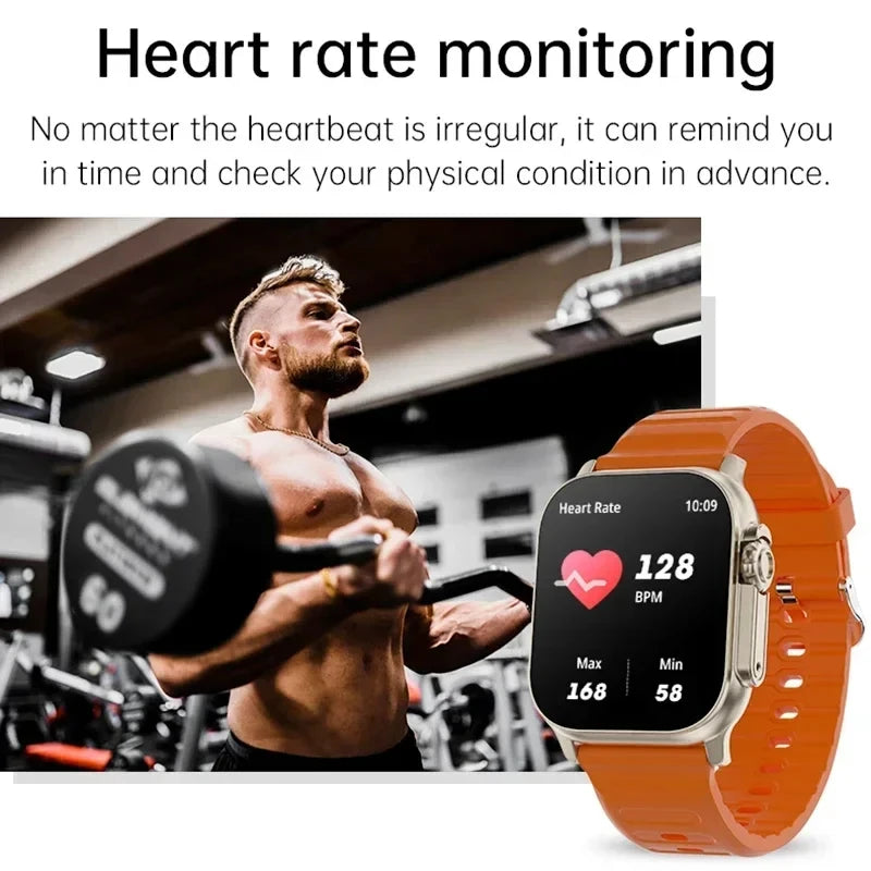 LAXASFIT Smart Watch Bluetooth Call Function Heart Rate Monitor Sports Watch for Android IOS Men Women Message Alert Fitness Tracker