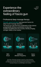 99 Level Massage Gun Fascia Deep Muscle Relax Body Neck Massager Electric Fitness Equipment Noise Reduction Male Female