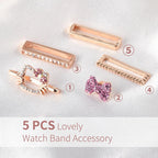 Stylish & Whimsical: Decorative Cartoon-Inspired Watch Strap Buckles & Ornamental Loops for Trendy Accessorizing