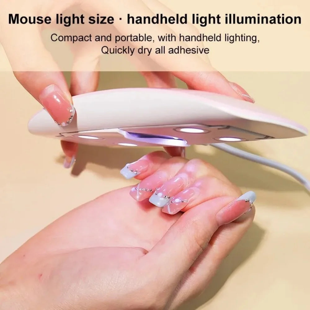 6W Foldable UV LED Nail Lamp with USB
