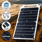 35W Portable Waterproof Solar Panel with USB