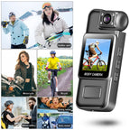 4K Ultra HD Wifi Camera Digital Video Mini Portable Handheld Law Enforcement Recorder 180° Rotatable Lens Outdoor Sports Camera