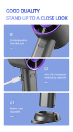 Mini Handheld Fan With Power Display 100 Wind Speeds  Personal Highspeed Fan Rechargeable Mute Handheld Fan Air Calculating Fan