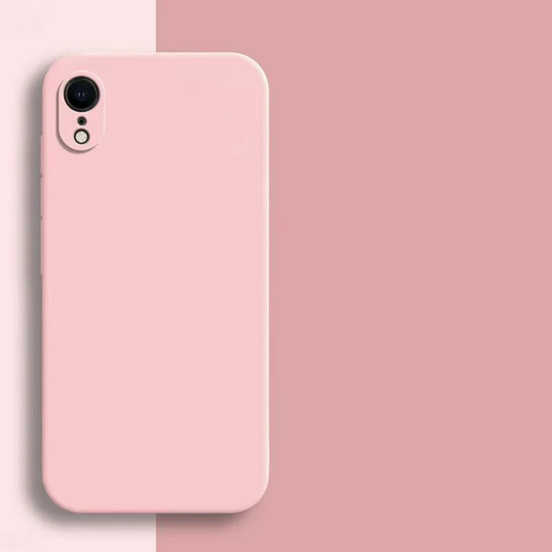 Original Liquid Silicone Case For iphone XR X Xs Max Shockproof TPU Silicone Protective Phone Back Cover For iphone X XR Xs Max