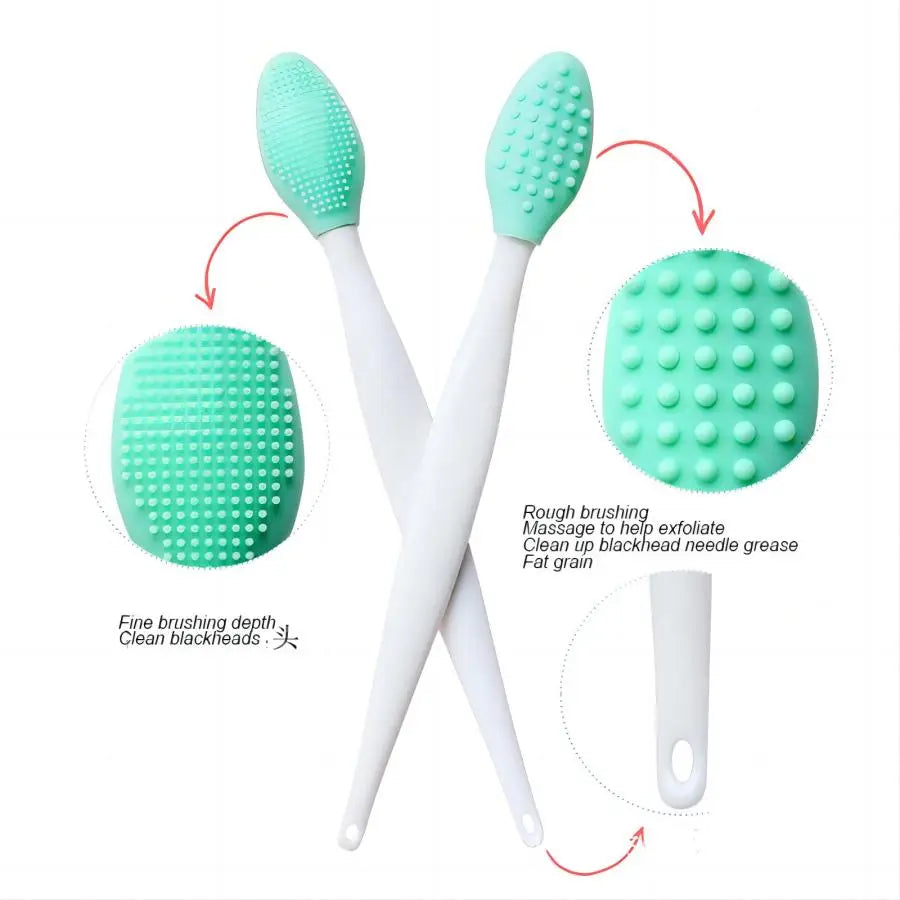 Silicone Face Brush for Exfoliating & Blackhead Removal