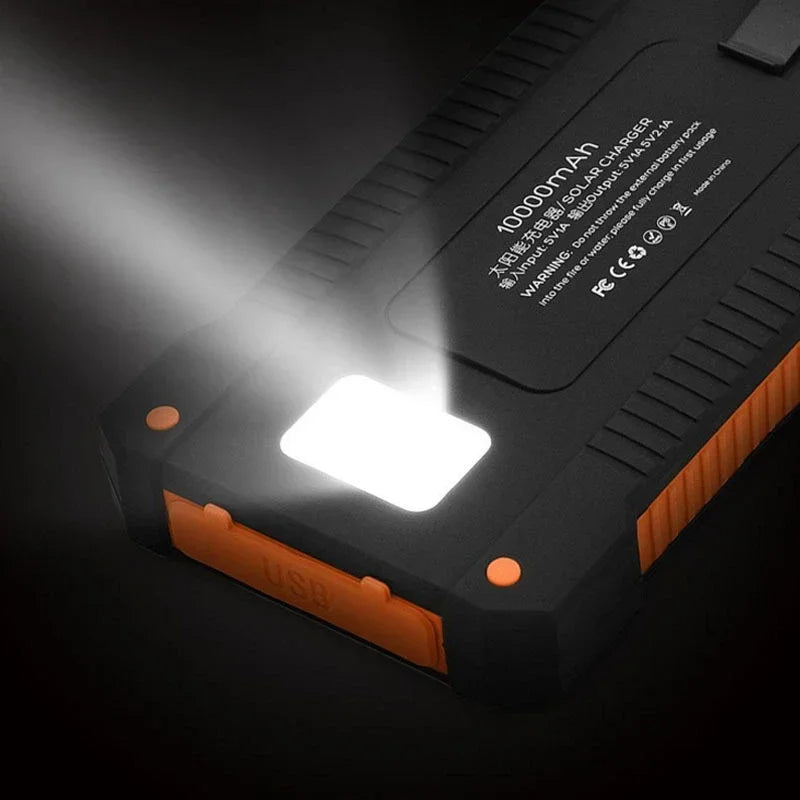Lenovo Solar Power Bank – Large Capacity Fast Charger