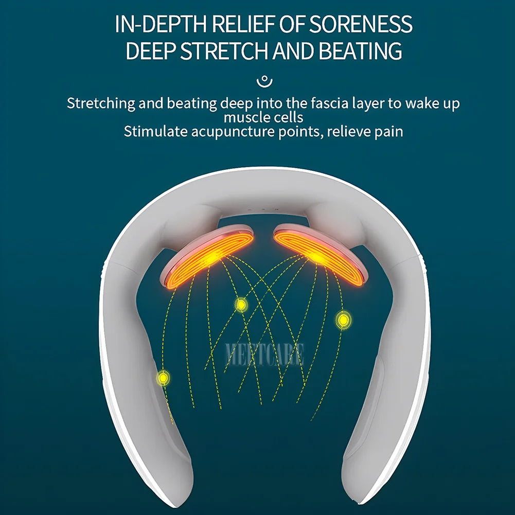Electric Pulse Neck Massager – TENS Cervical Relief