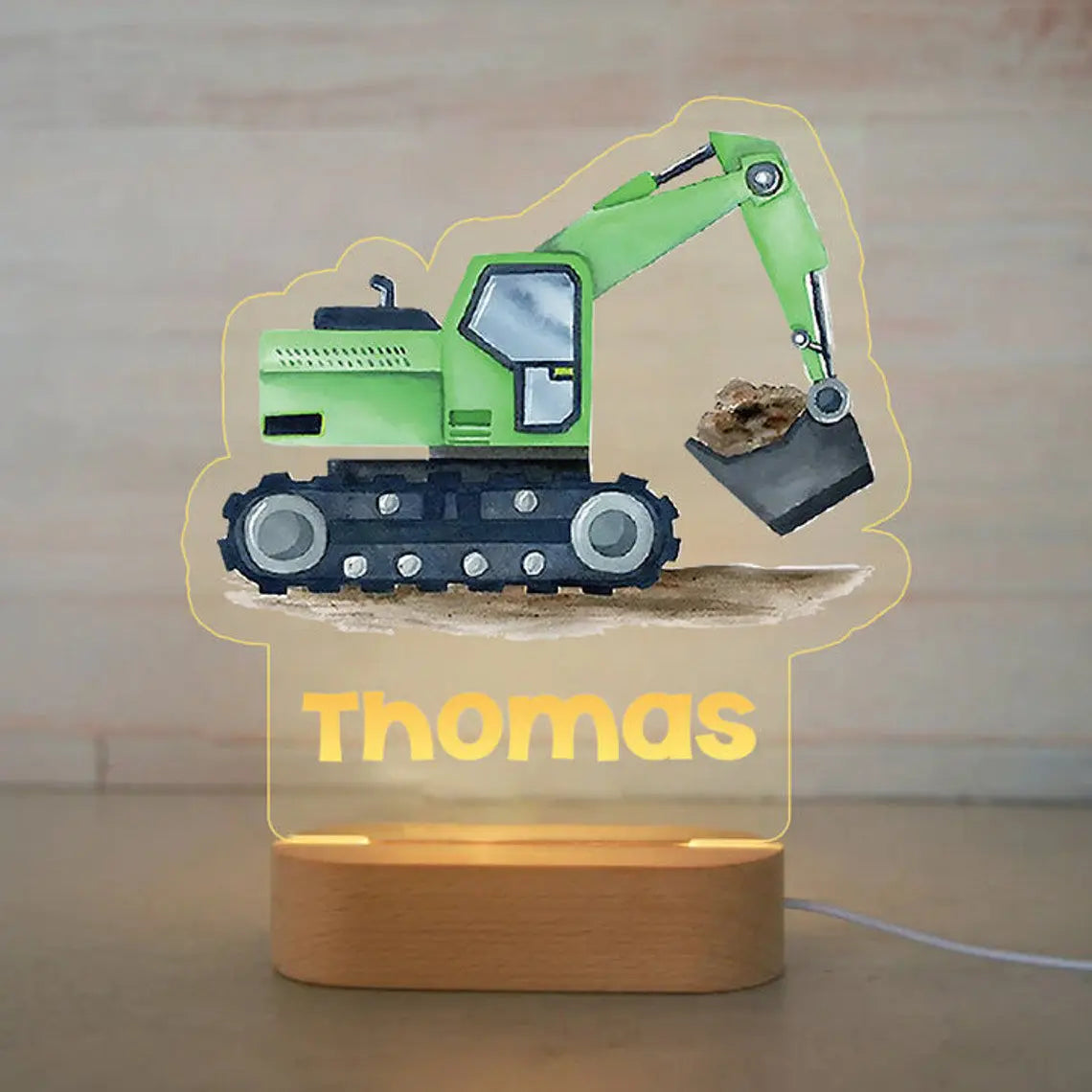 Custom Name Animal Night Light for Kids