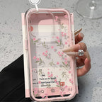 Transparent Flower Silicone iPhone Case