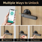Smart Fingerprint Door Lock with App & Keypad