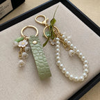 Lily of the Valley Flower Keychain for Women
