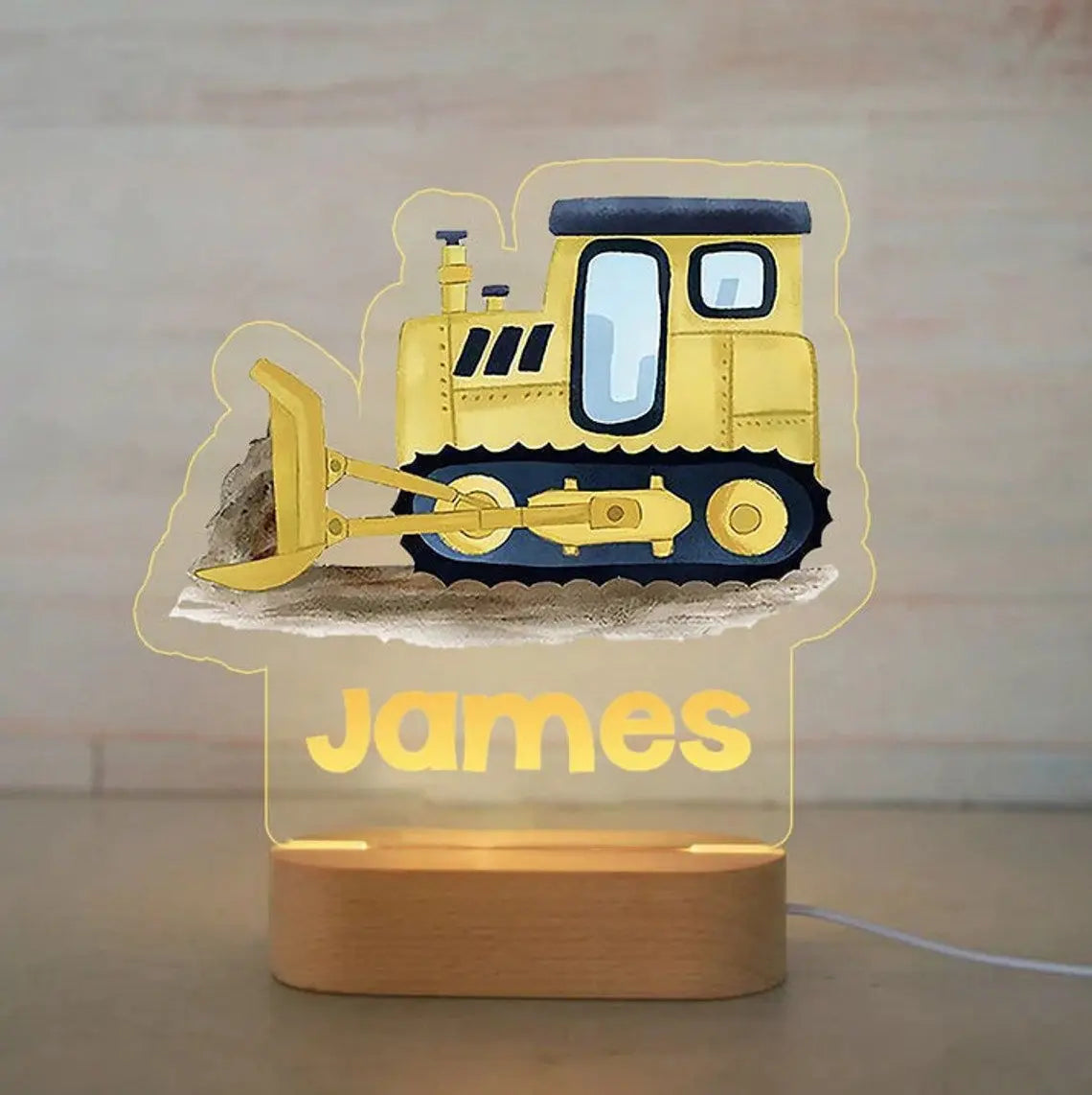 Custom Name Animal Night Light for Kids