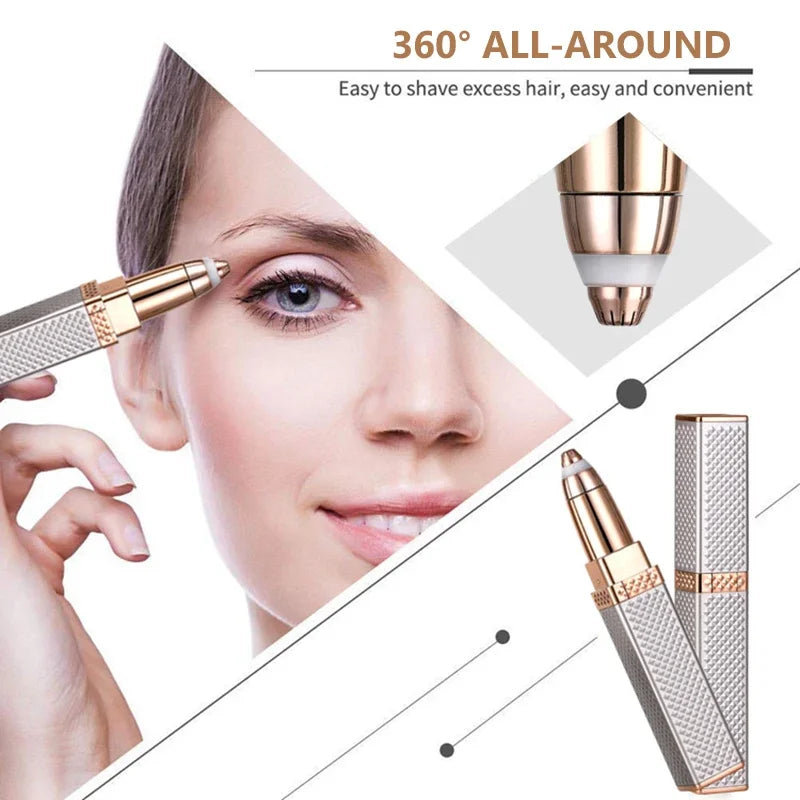2-in-1 Electric Eyebrow & Body Hair Trimmer