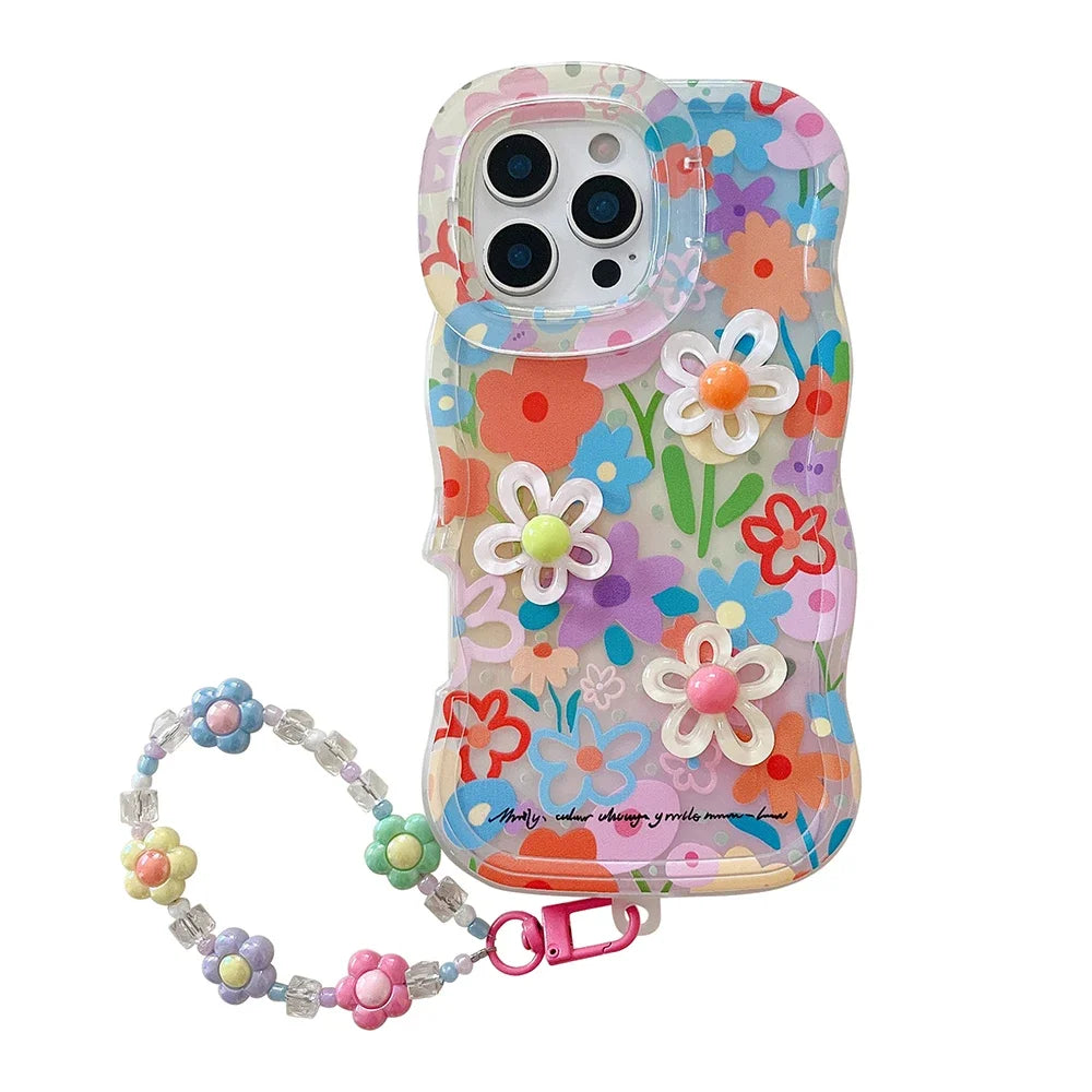 Bead Bracelet Chain Phone Case for iPhone
