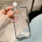 Transparent Flower Silicone iPhone Case