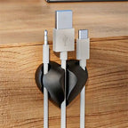 Heart-Shaped Cable Winder & Organizer Clips