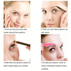5/10/30/40pcsbrow Razor and Face Razor for Women and Men, Eyebrow Hair Trimmer and Shaver with Protective Cover,Safe