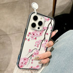 2 in 1 Candy Color Phone Case For iPhone 11 16 17 Pro Max 13 15 14 12 17 Air 17promax Soft TPU Transparent Flower Funda Cover
