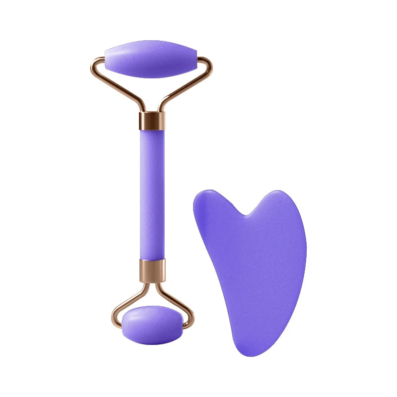 Resin Facial Massage Roller – Face, Neck & Eye Scraping Tool