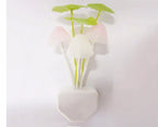 HOMEFISH Novelty Mushroom Fungus Night Light EU & US Plug Light Sensor 220V 3 LED Colorful Mushroom Lamp Led Night Lights