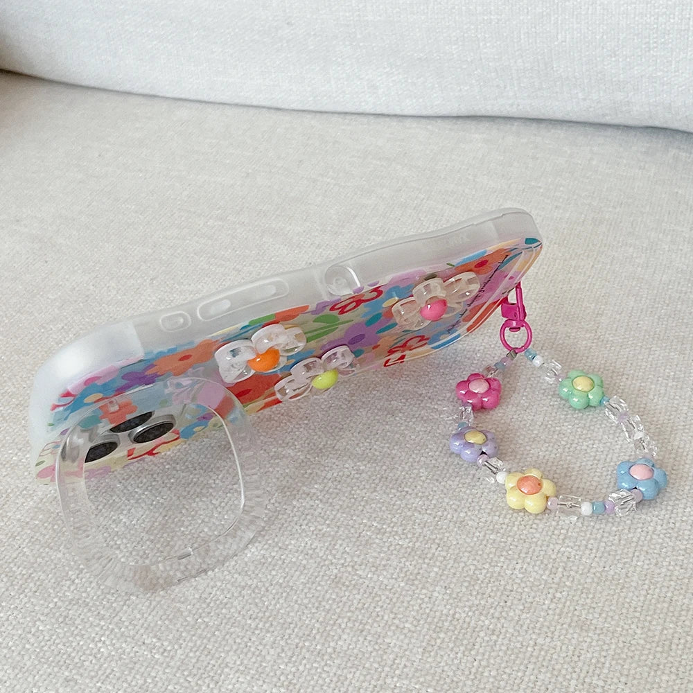 Bead Bracelet Chain Phone Case for iPhone